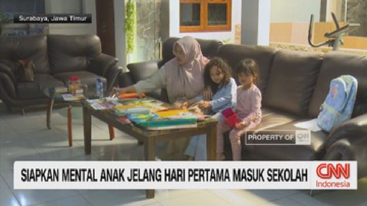 Psikolog Anak: Siapkan Mental Jelang Hari Pertama Masuk Sekolah