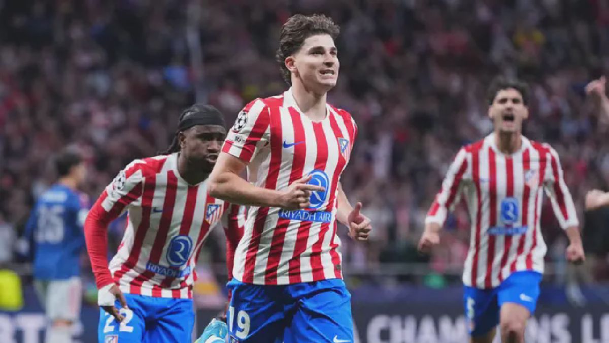 Julian Alvarez Bawa Atletico Unggul Agregat Usai Kalahkan Arsenal 2-1