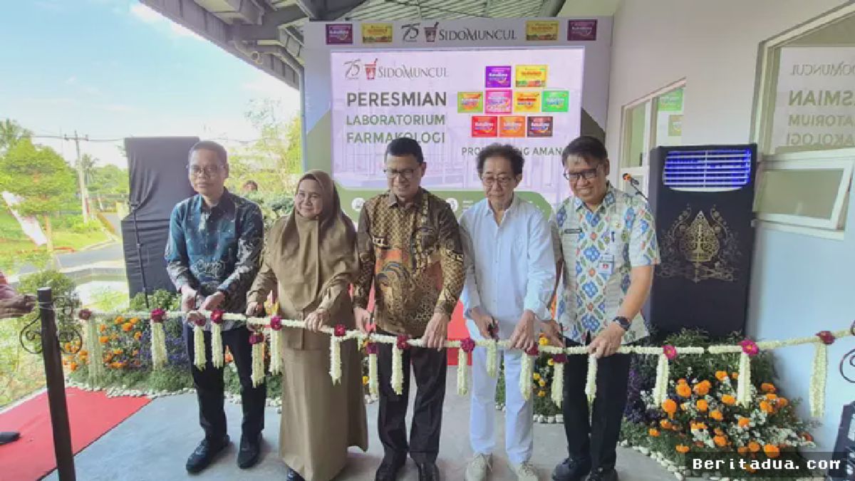 Sido Muncul Resmikan Laboratorium Farmakologi di Pabrik Bergas Semarang