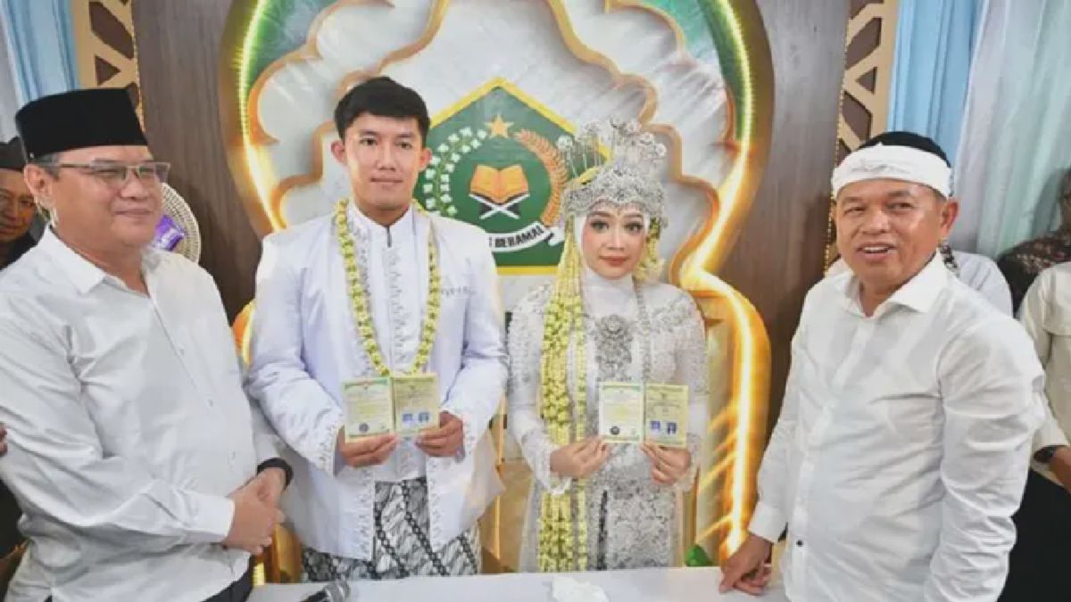 Suasana haru menyelimuti Kantor Urusan Agama (KUA) Kecamatan Coblong, Kota Bandung, pada