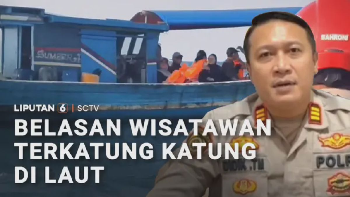Belasan Wisatawan Dievakuasi Gulkarmat Setelah Kapal Terombang-ambing 2 Jam
