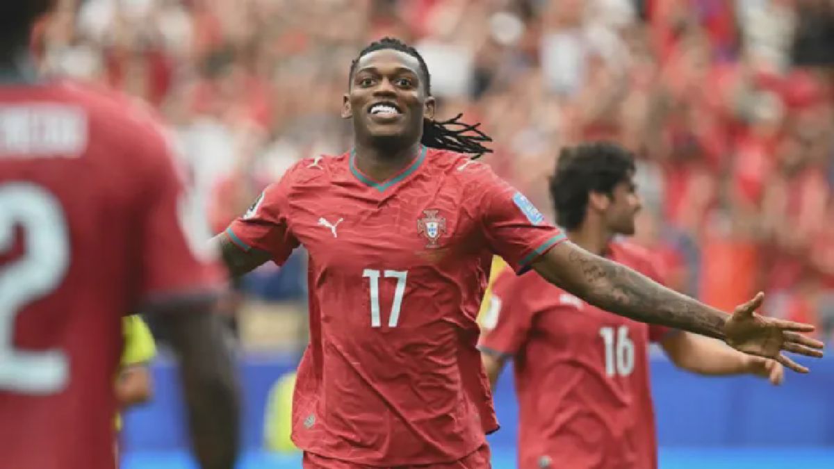 Rafael Leao Cetak Gol di Kemenangan Telak Portugal atas Uzbekistan