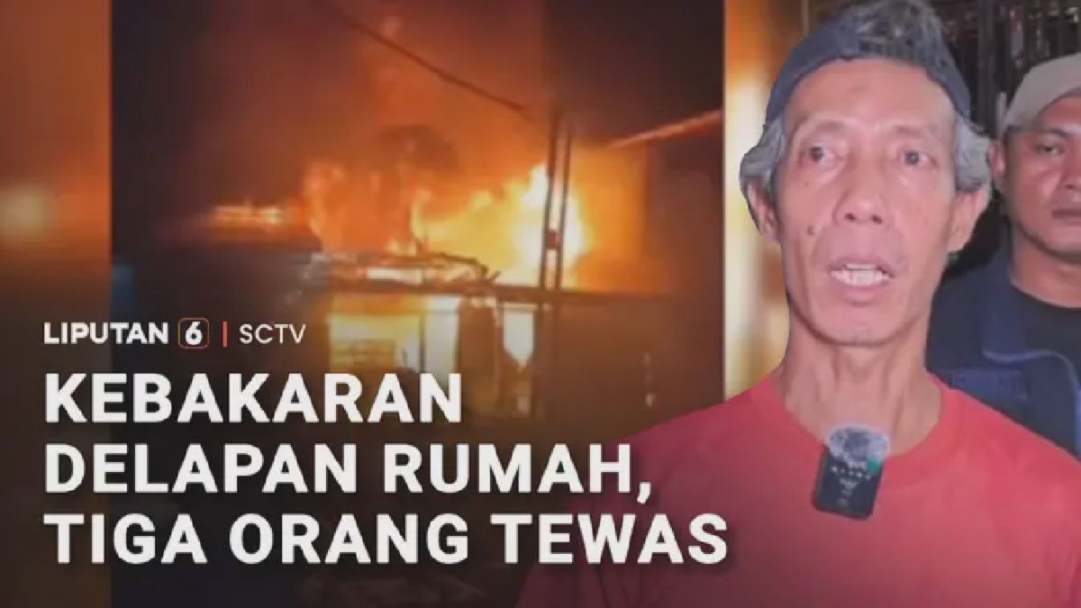Korsleting Listrik Picu Kebakaran di Pulogadung, Delapan Rumah Hangus, Tiga Tewas