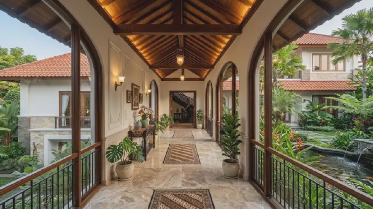 Arsitek Rekomendasikan Lorong Penghubung Dua Bangunan untuk Hunian Modern