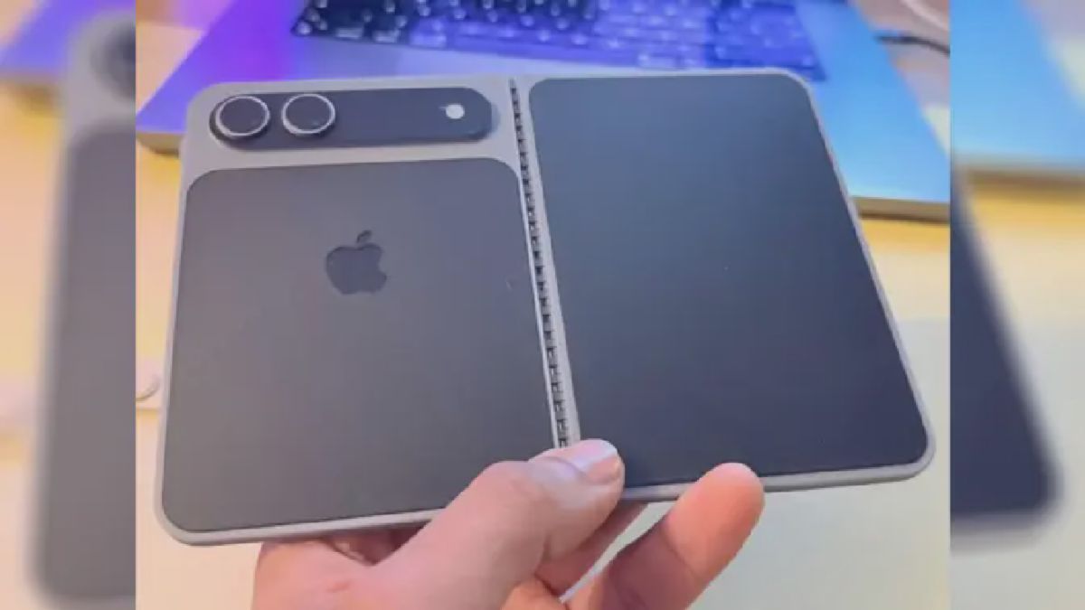 [INTERNET] — Dummy iPhone Fold Muncul di Internet, Desain Mirip Oppo Find N