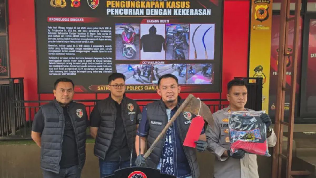 Empat Anggota Geng Motor Bercelurit Rampas Motor Dibekuk Polisi