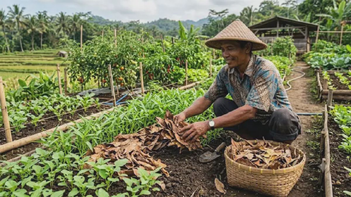 Bahan Rumahan Ini Bisa Jadi Mulsa Organik untuk Kebun Sayur
