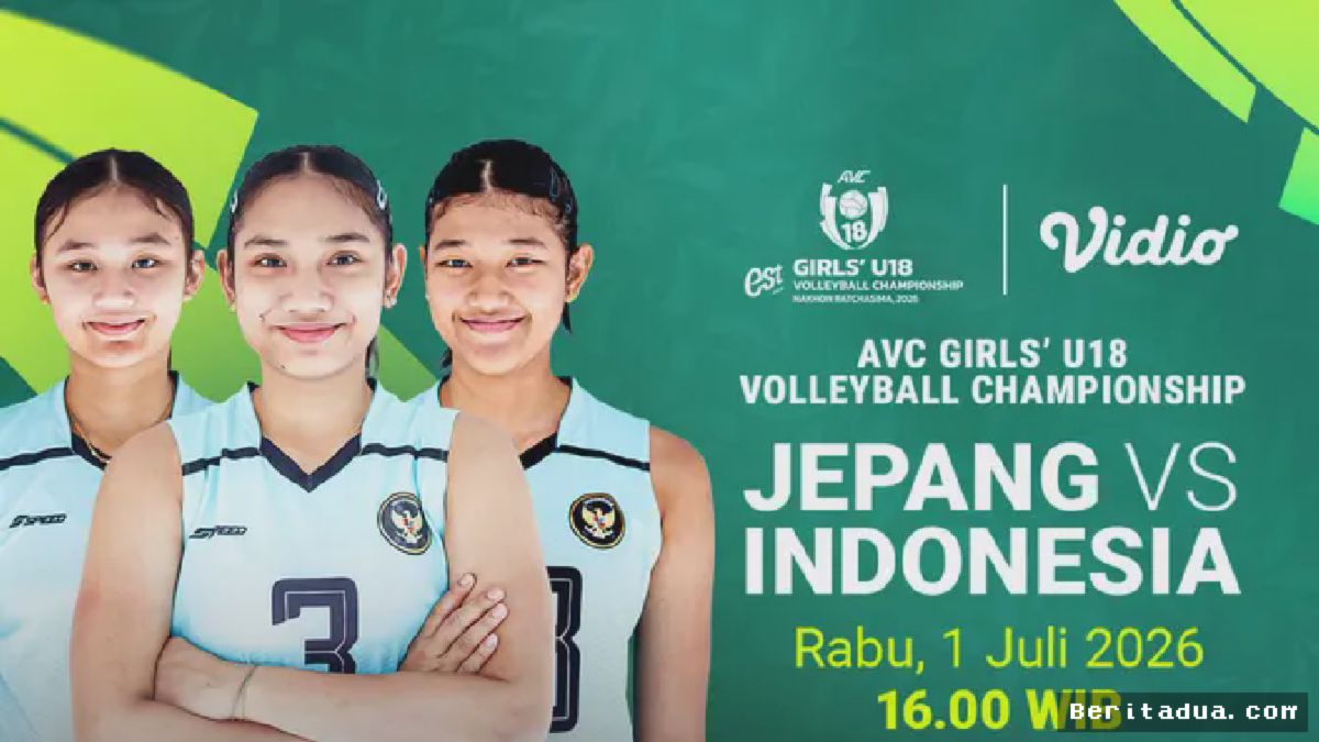 Jepang Kalahkan Indonesia di AVC U18 Lewat Pertahanan Kokoh