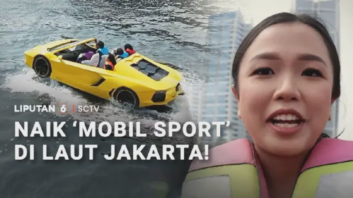 Ngebut Mobil Sport di Laut Jadi Opsi Liburan di Jakarta