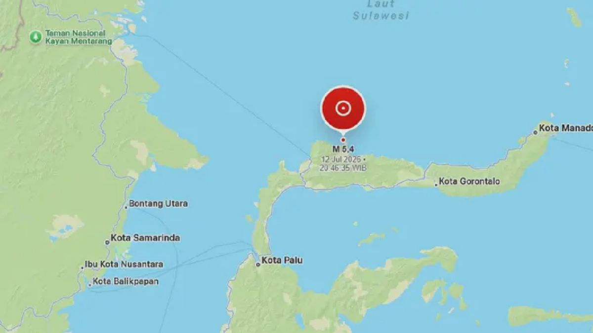 Gempa Magnitudo 5,4 Guncang Buol, Tak Berpotensi Tsunami