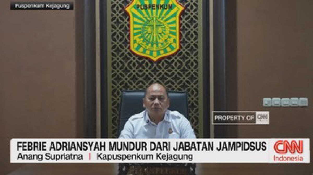 Febrie Adriansyah Mundur, Kejagung Buka Suara Soal Pengunduran Diri Jampidsus