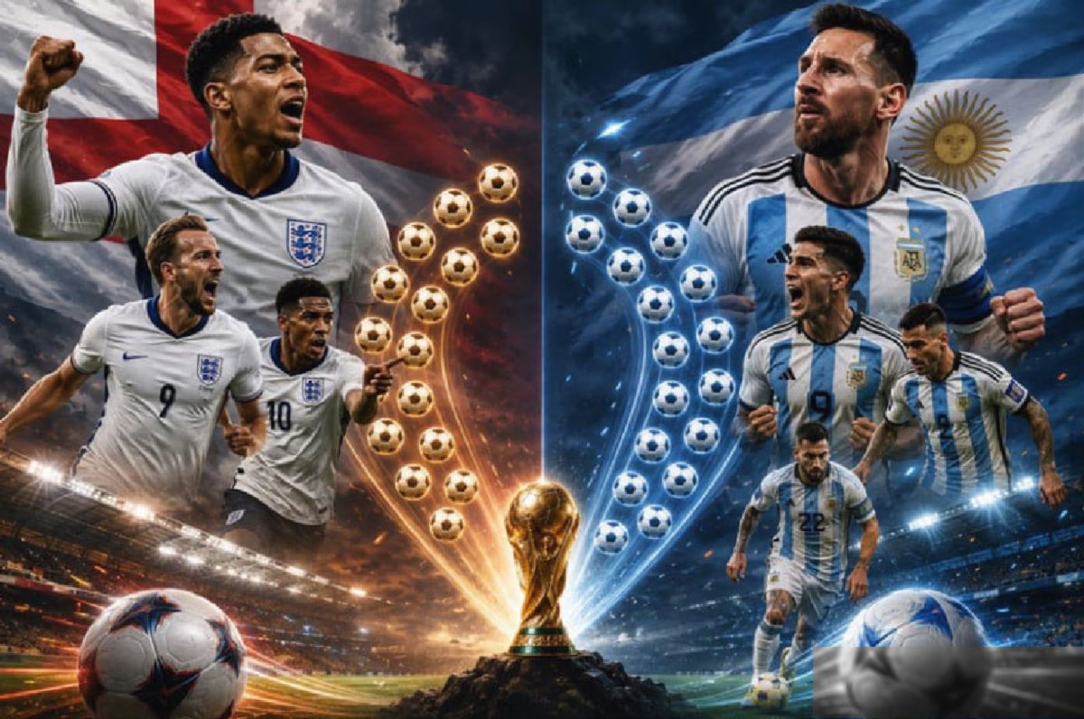 Inggris-Argentina ke Final Piala Dunia 2026, Adu Tajam 13 vs 17 Gol