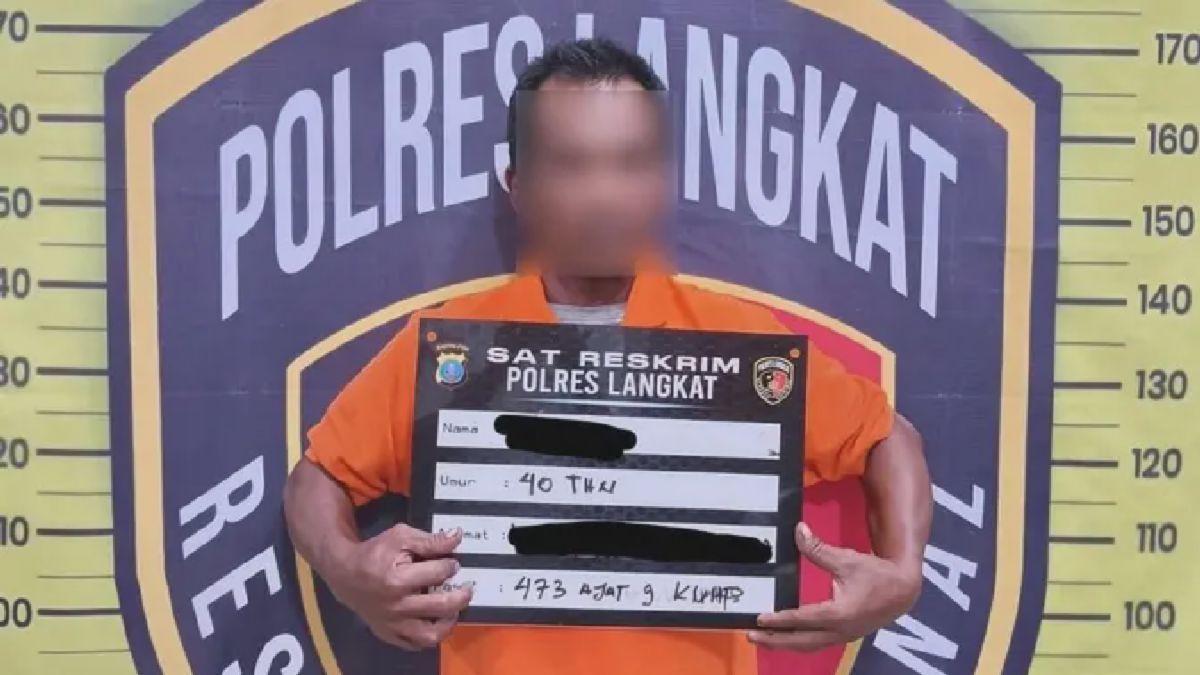 Ayah Kandung Pelaku Pelecehan Seksual Anak di Langkat