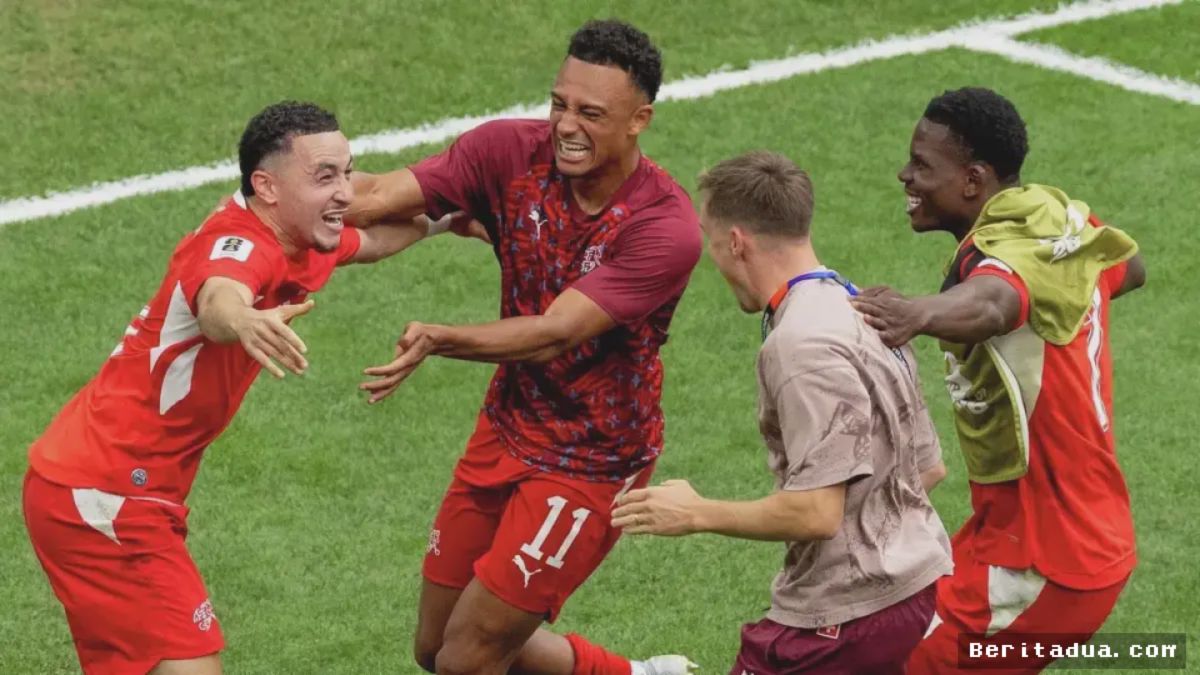 Swiss Cetak Sejarah 72 Tahun, Xhaka Sebut Generasi Spesial