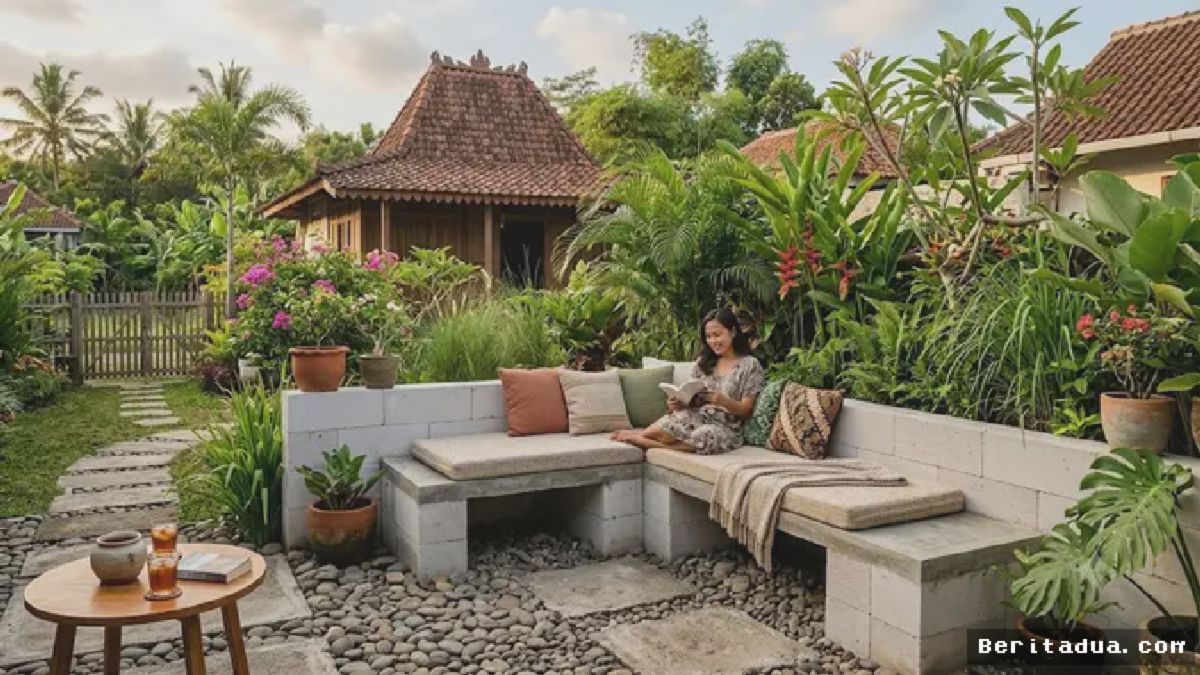 Bangku Bata Ringan Tawarkan Solusi Estetika Outdoor Living Modern