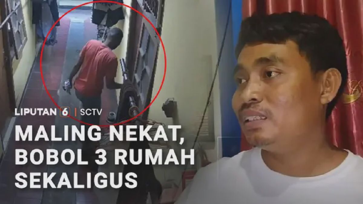 Kawanan Maling Bobol Tiga Rumah Sekaligus Saat Penghuni Tidur di Cimahi