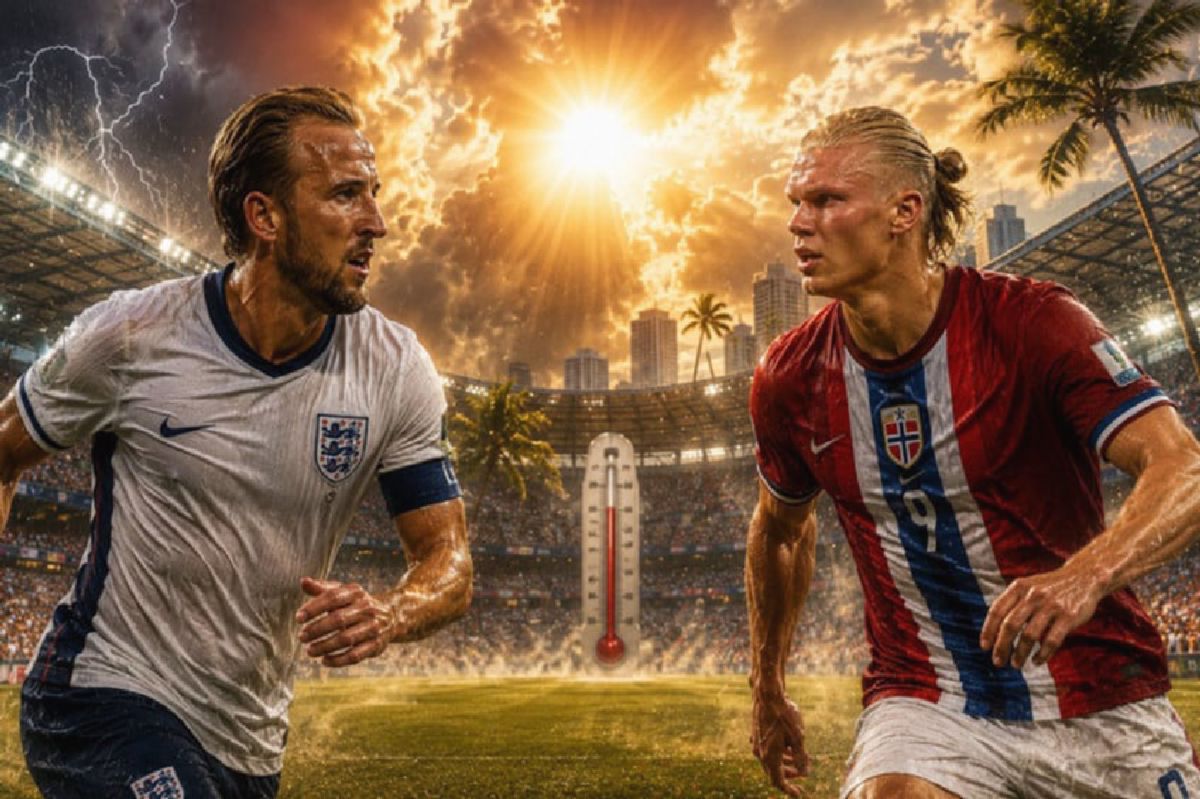 Inggris Waspadai Cuaca Ekstrem Saat Lawan Norwegia di Miami