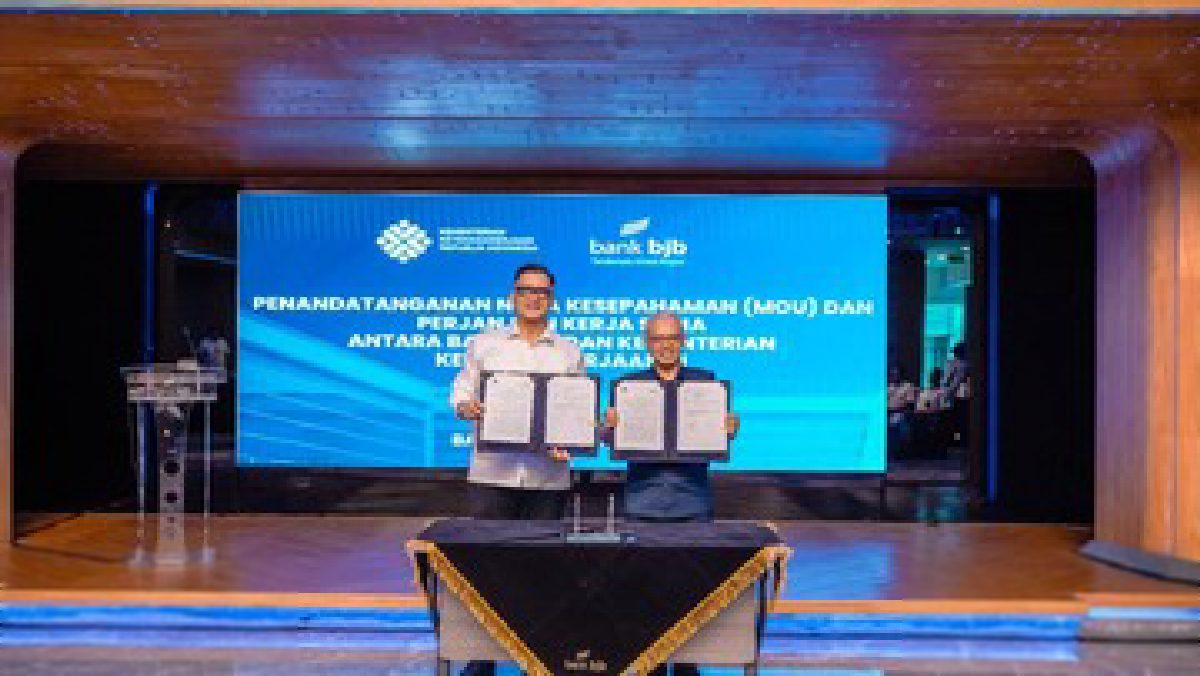 Kolaborasi Bank bjb-Kemnaker Pacu Kompetensi Tenaga Kerja Indonesia